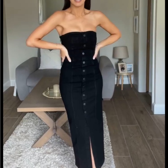 Zara Dresses & Skirts - NWT ZARA Denim Bustier Dress